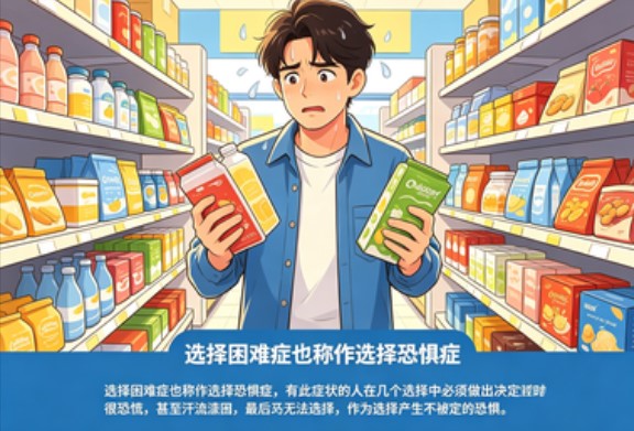 “选择恐惧”是心理亚健康的表现
